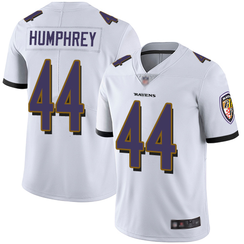 Baltimore Ravens Limited White Men Marlon Humphrey Road Jersey NFL Football #44 Vapor Untouchable